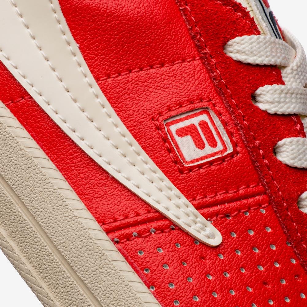 Tênis Fila Fx Court 70 Vintage Feminino Vermelho 8