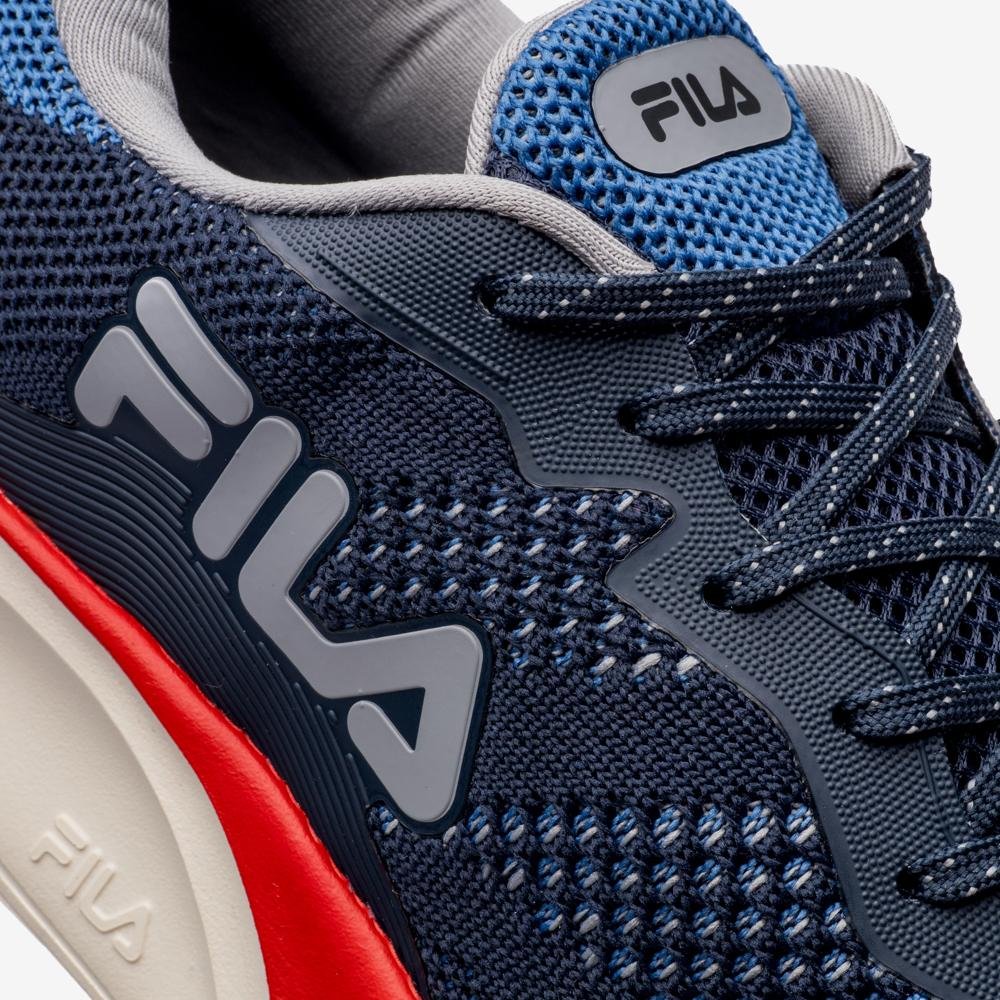 Tênis Fila Speed Lite Masculino Azul/Laranja 7