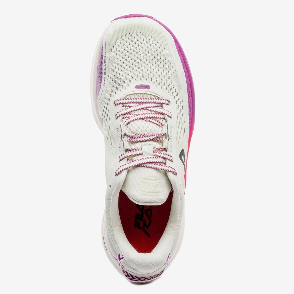 Tênis Fila Racer T2 Xtreme Feminino Branco/Rosa/Roxo 4