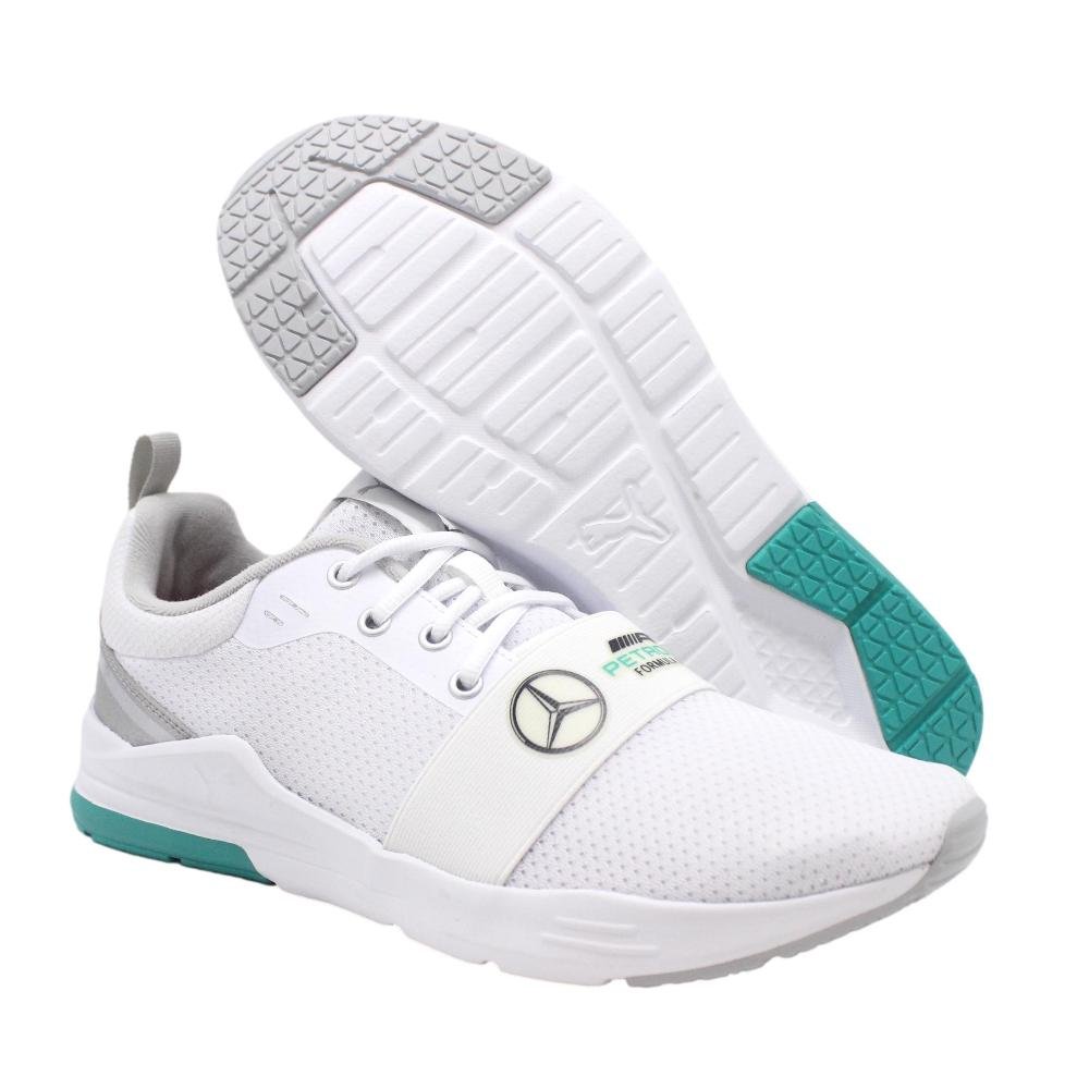 TÊNIS MASCULINO MERCEDES F1 WIRED RUN MOTORSPORT Branco 6