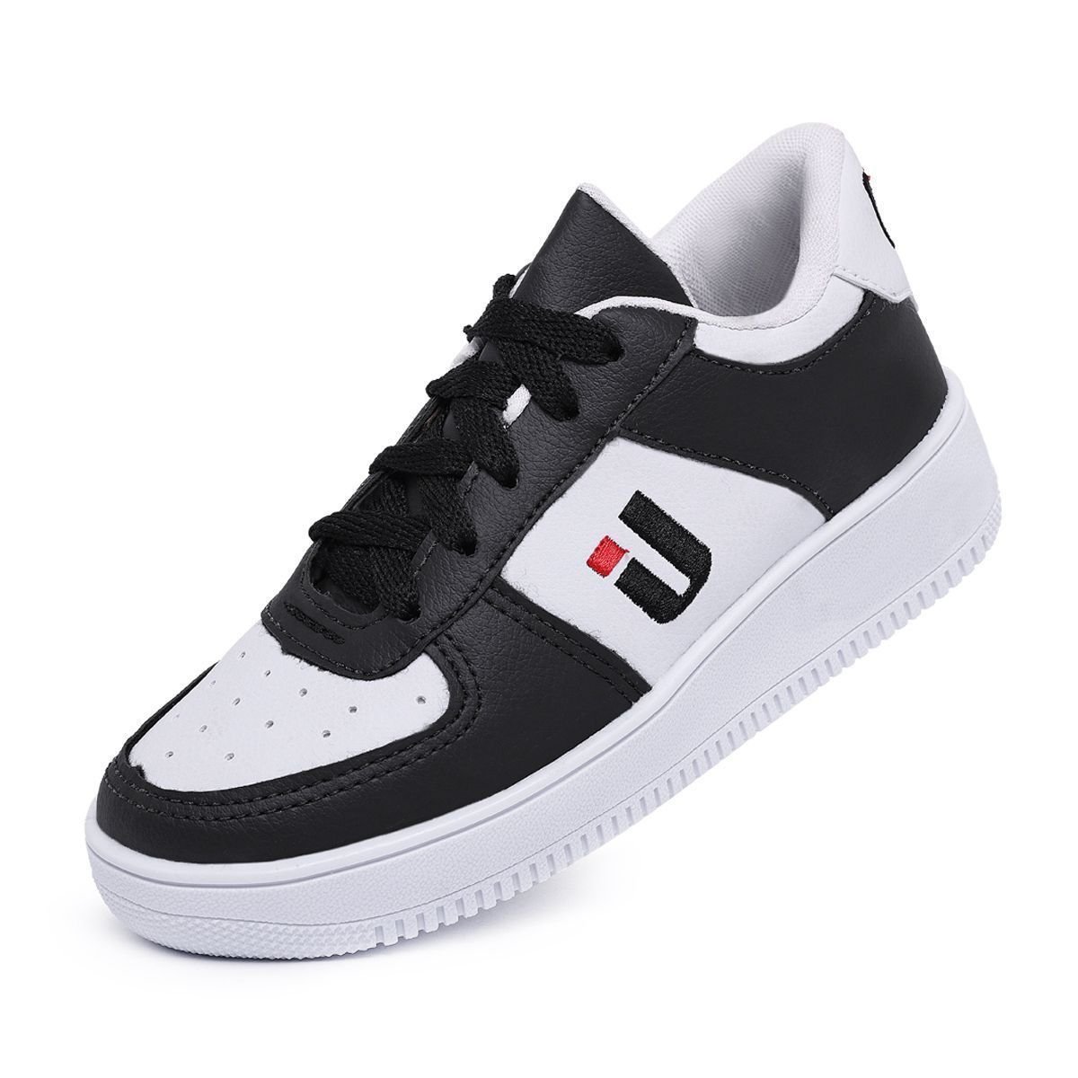 Tênis Infantil Casual Menina Menino Unissex Escolar Básico Sola Alta Estiloso Branco 2