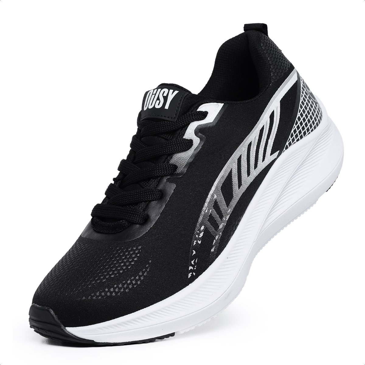 Tenis Masculino Esportivo Caminhada Academia Preto 3