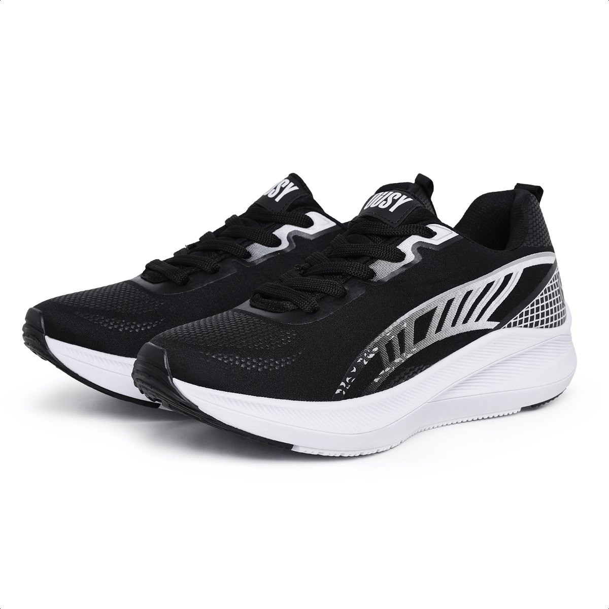 Tenis Masculino Esportivo Caminhada Academia Preto 4