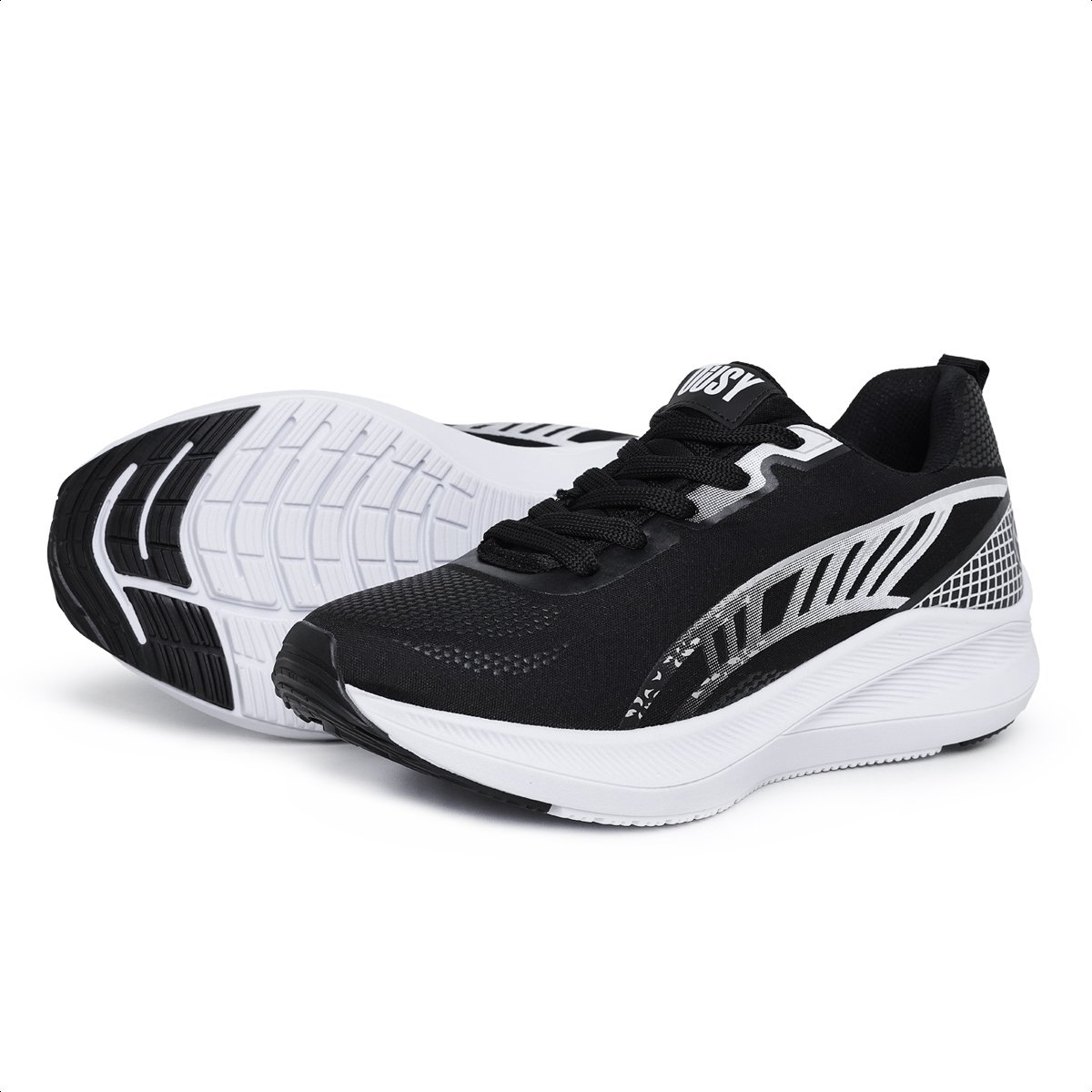 Tenis Masculino Esportivo Caminhada Academia Preto 5