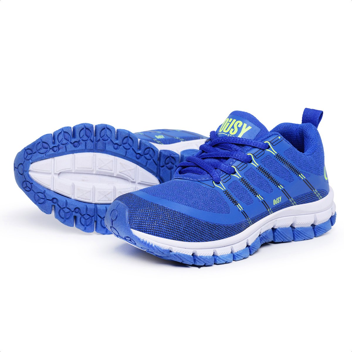 Kit 2 Pares Tenis Infantil Menino Esportivo Preto/Azul 4