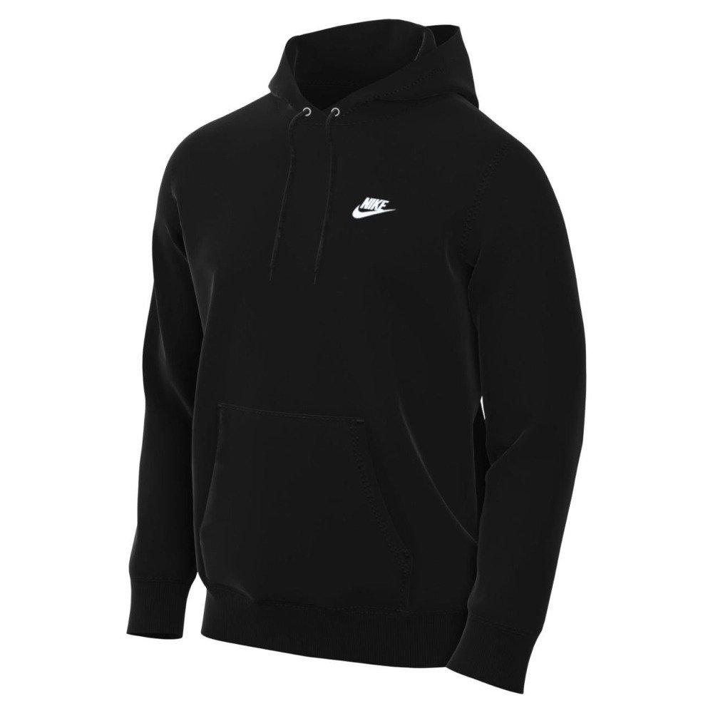 Moletom Nike Club Pullover Fleece Hoodie - masculino - preto Preto 3