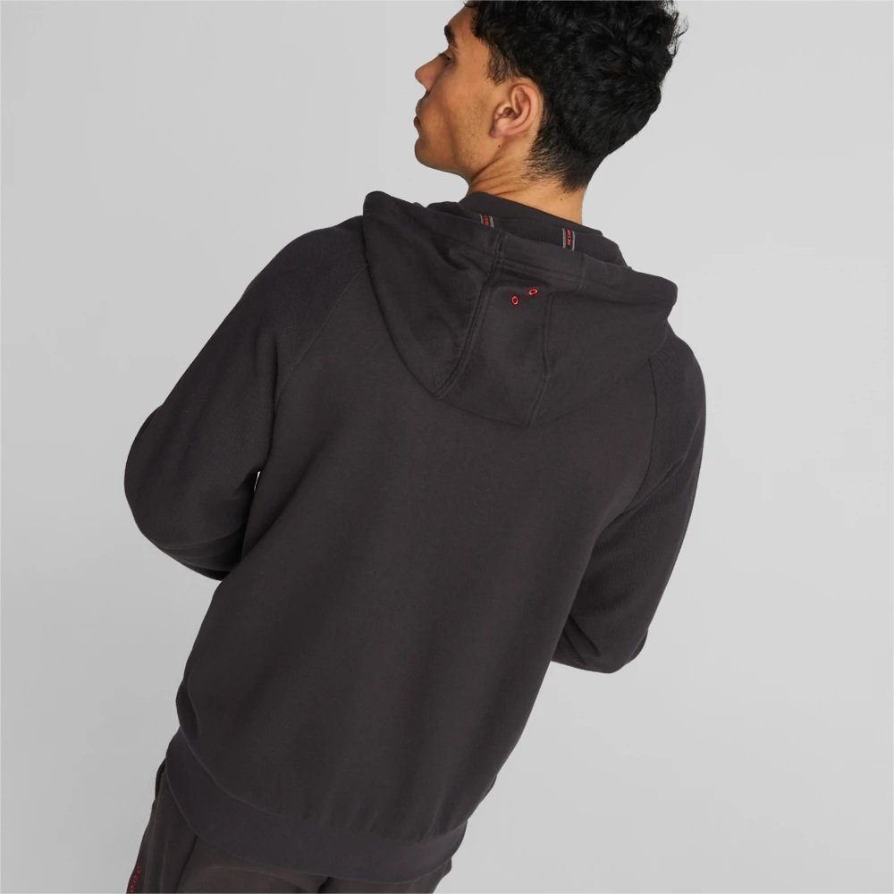 Jaqueta Puma Ferrari Race Hooded Sweat Jack - masculino  Preto 4