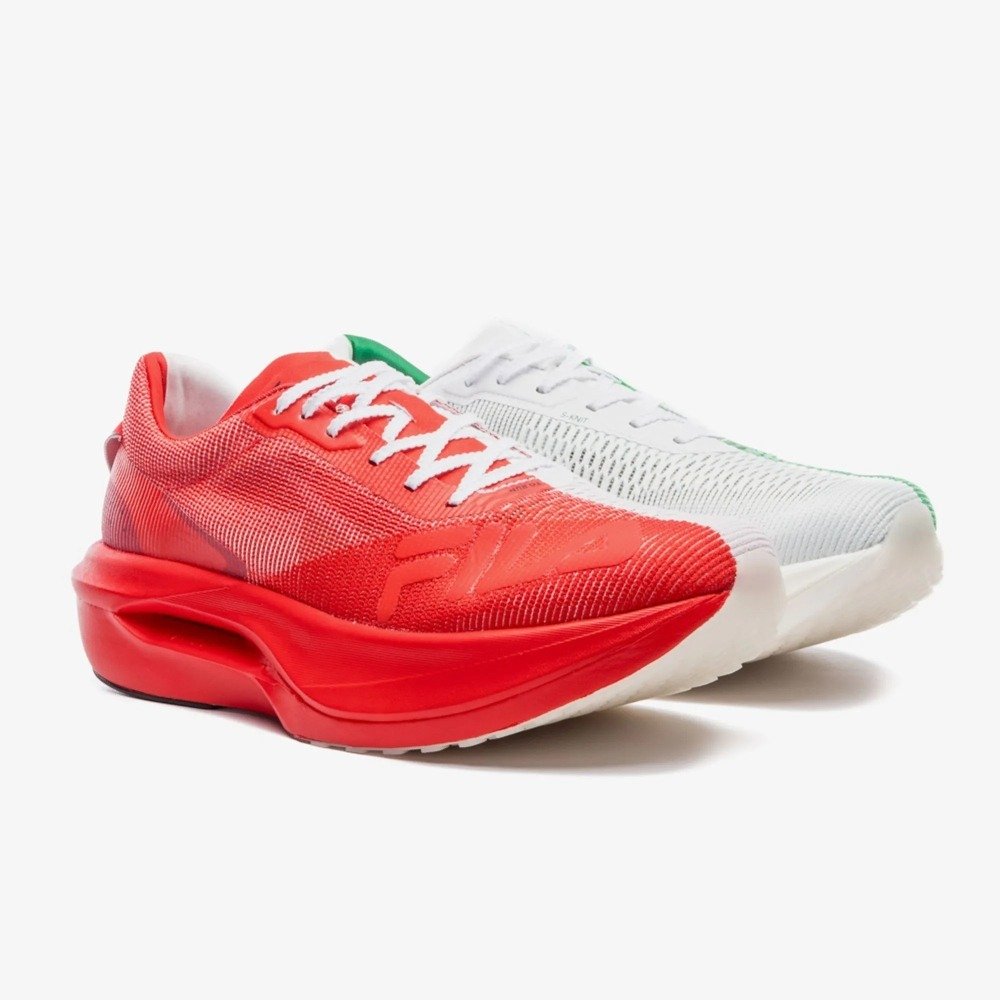 Tênis Fila Racer Carbon 3 Itália - masculino - vermelho e verde Multicores 2