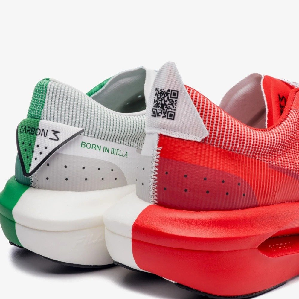 Tênis Fila Racer Carbon 3 Itália - masculino - vermelho e verde Multicores 4