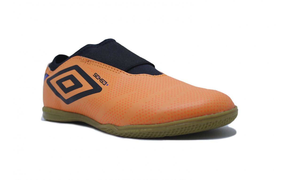 Chuteira futsal Umbro Sense Kids infantil - unissex Laranja 2