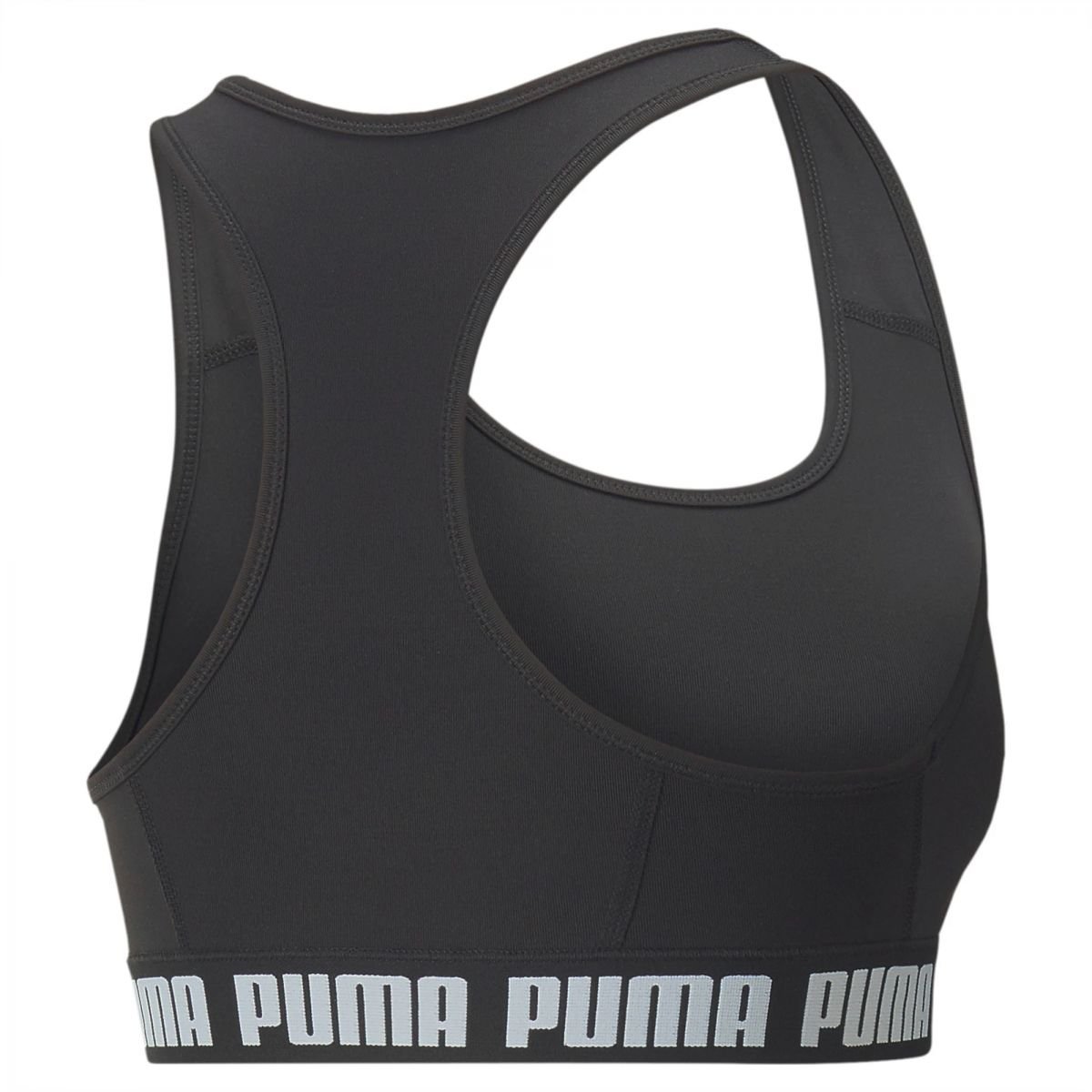 Top Puma Mid Impact - feminino Preto