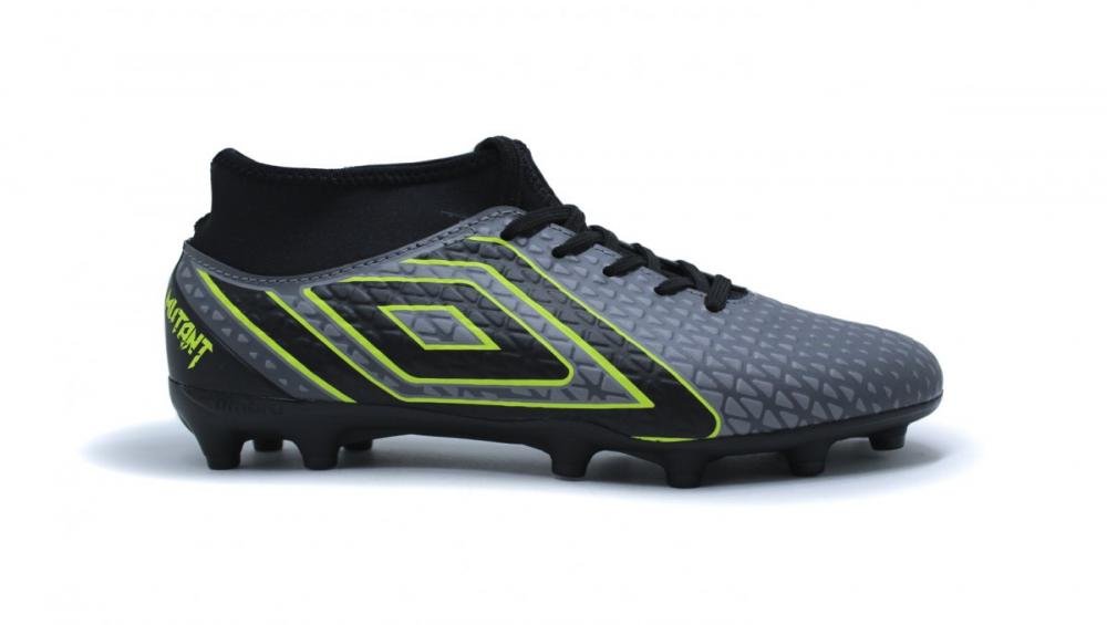 Chuteira campo Umbro Mutant Jr infantil - unissex Cinza 1