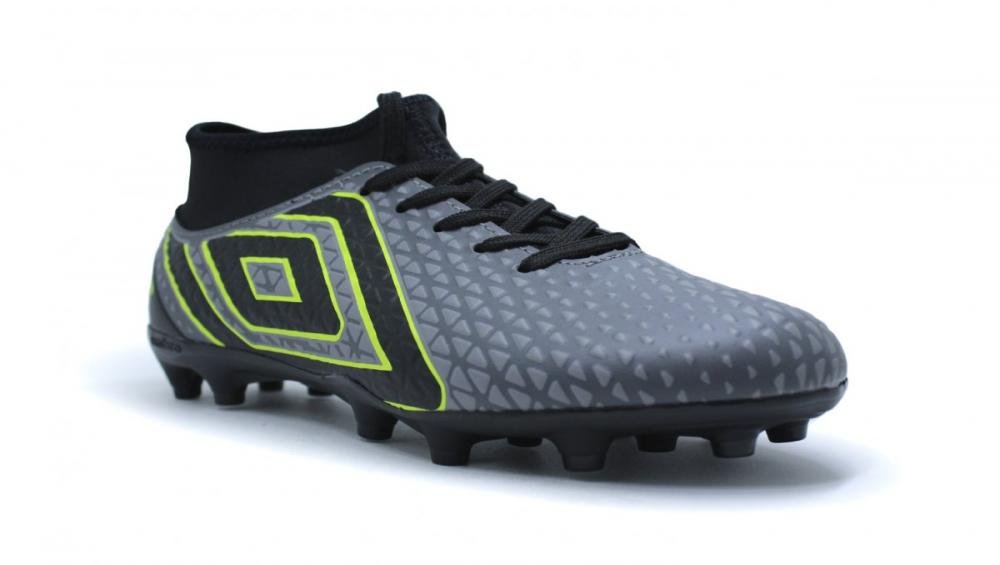 Chuteira campo Umbro Mutant Jr infantil - unissex Cinza 2