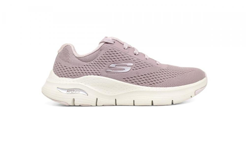 Tenis Skechers Arch Fit - Big Appeal - feminino Rosa/Branco 1