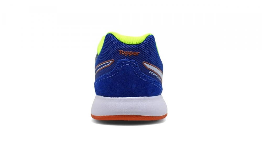 Tenis futsal Topper Dominator Pro V Branco/Azul 3