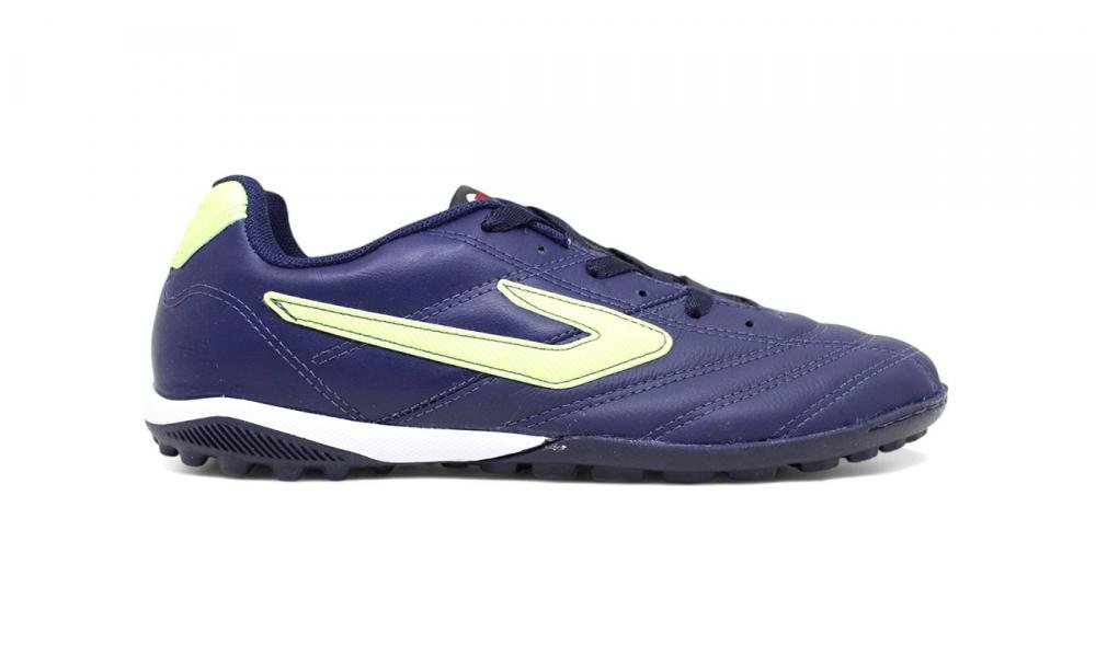 Chuteira society Topper Furia Azul/Branco 1