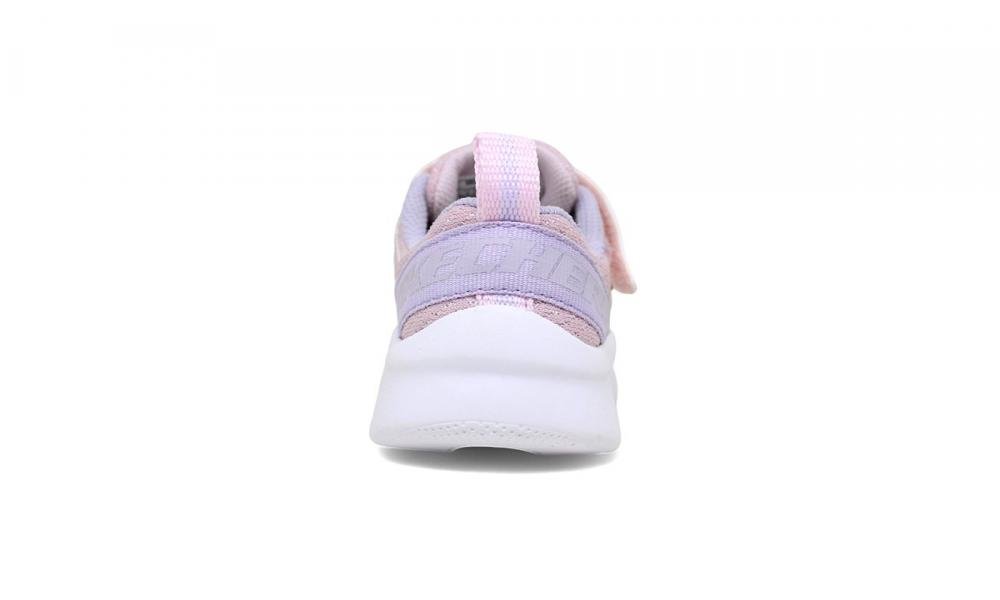 Tenis Skechers Microspec infantil - unissex Rosa/Branco 3