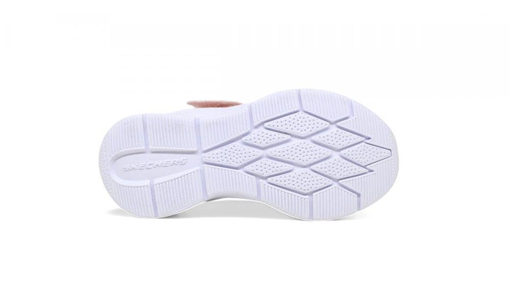 Tenis Skechers Microspec infantil - unissex Rosa/Branco 4