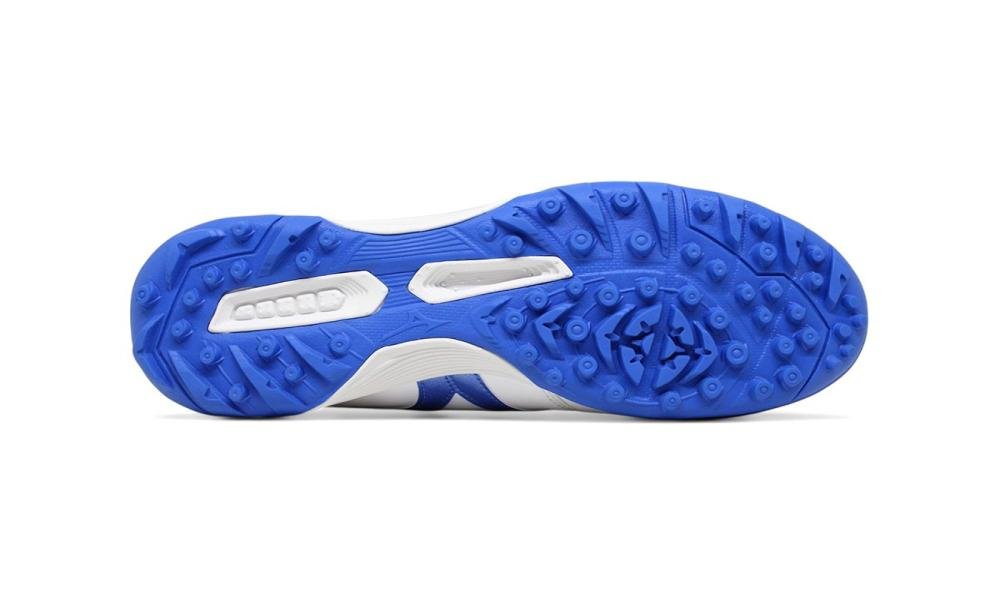 Chuteira Society Mizuno Morelia II Pro - masculino - branco e azul Branco 4