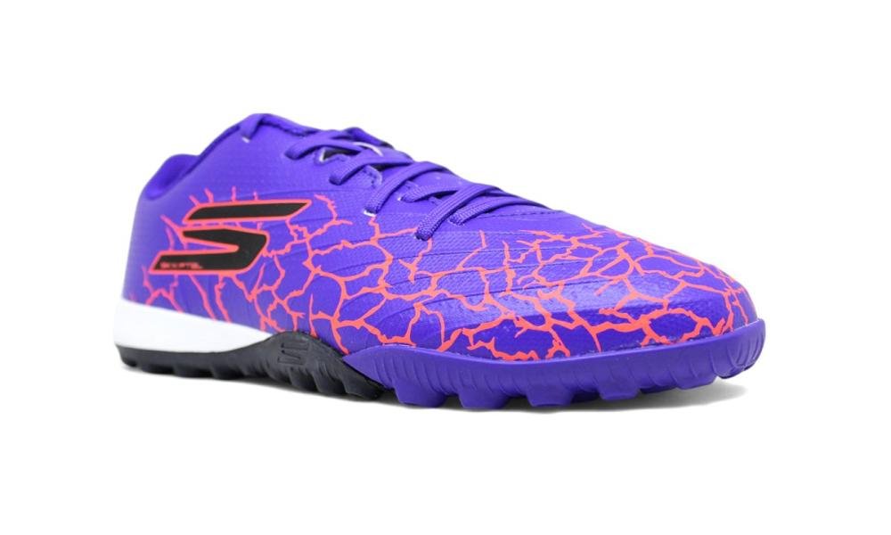 Chuteira Society Skechers Youth Infantil - unissex - roxo e rosa Roxo/Rosa 2