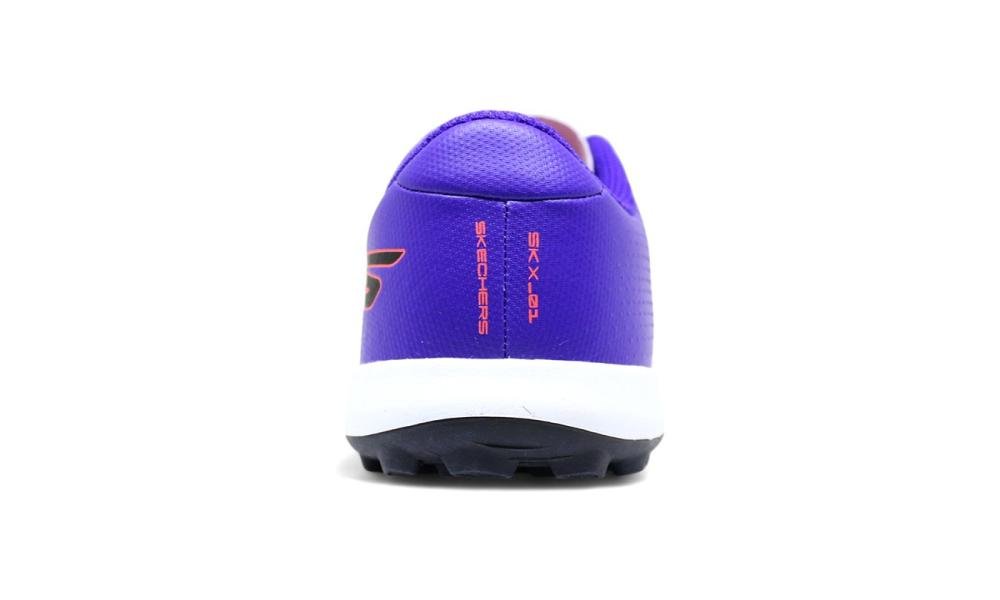 Chuteira Society Skechers Youth Infantil - unissex - roxo e rosa Roxo/Rosa 3