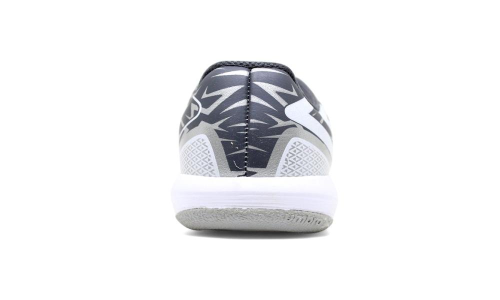 Chuteira Futsal Umbro Pro 5 Jr Infantil - unissex - branco e cinza Cinza/Branco 3