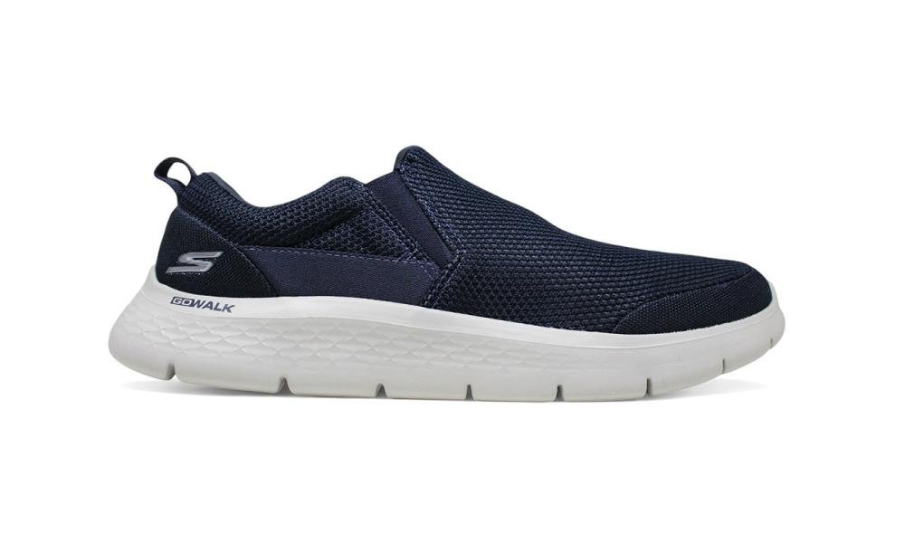 Tenis Skechers Go Walk Flex - masculino - azul e branco Azul/Branco 1