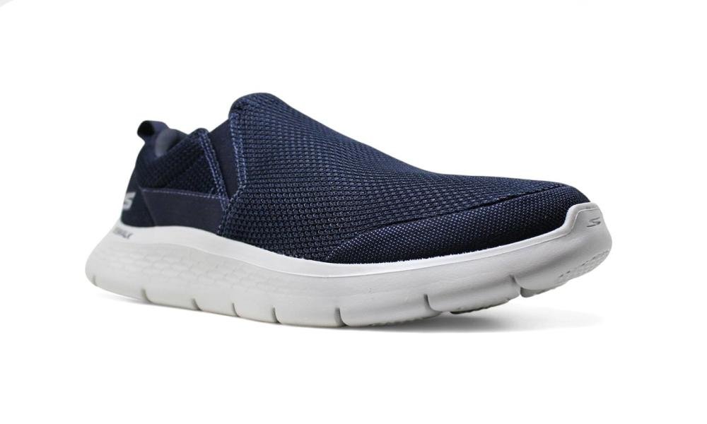 Tenis Skechers Go Walk Flex - masculino - azul e branco Azul/Branco 2