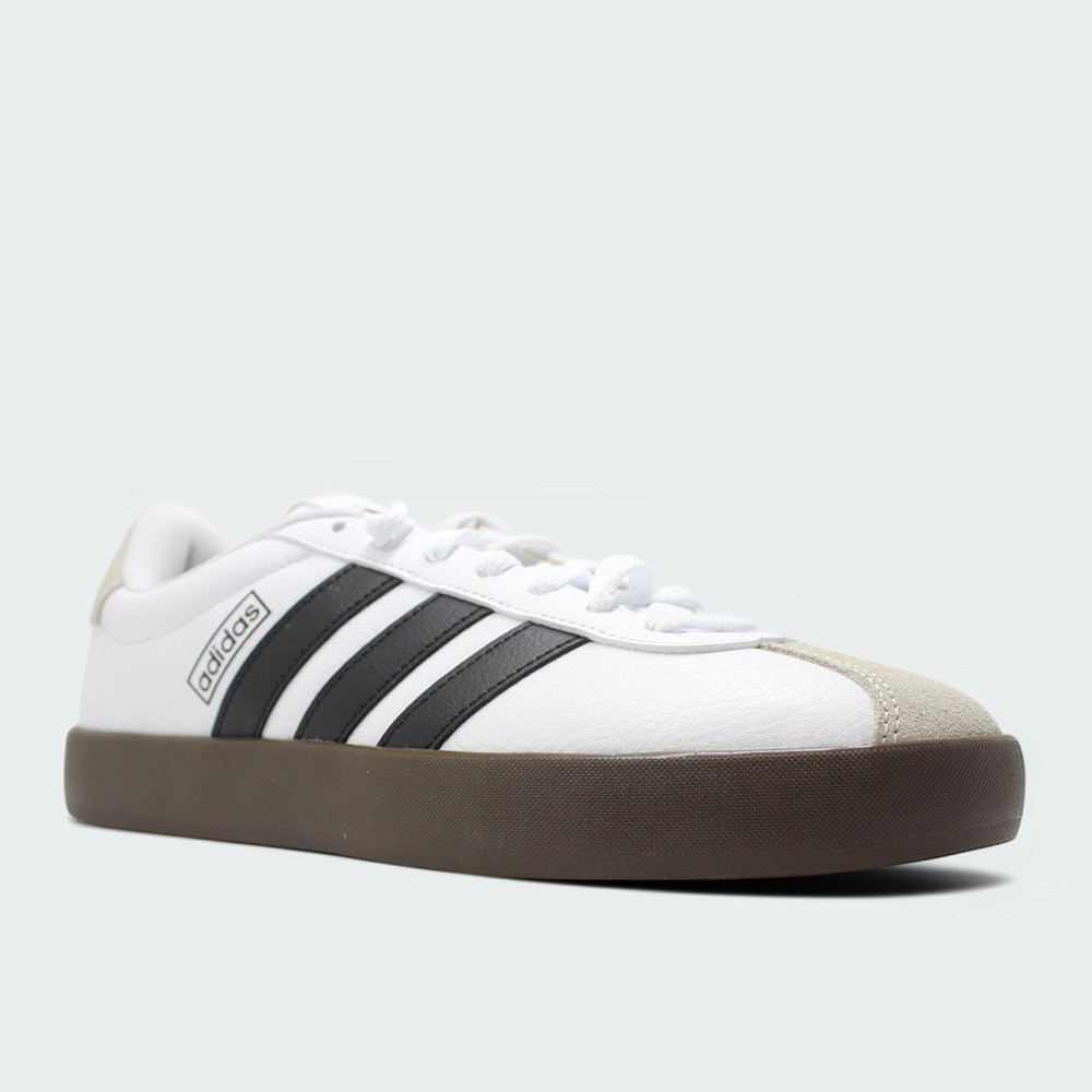 Tenis Adidas Vl Court 3.0 - branco e marrom Branco/Marrom 2