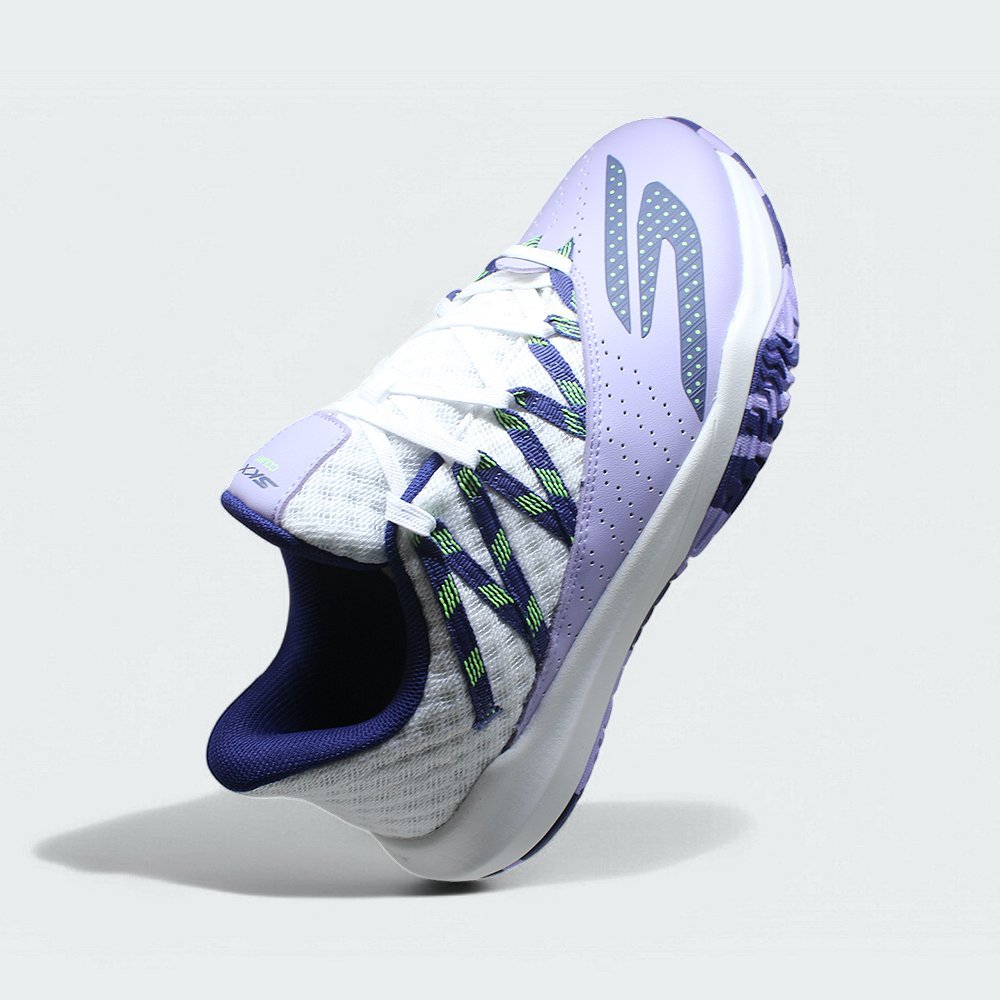 Tenis Skechers Viper Court Rally - branco e roxo Branco/Roxo 7