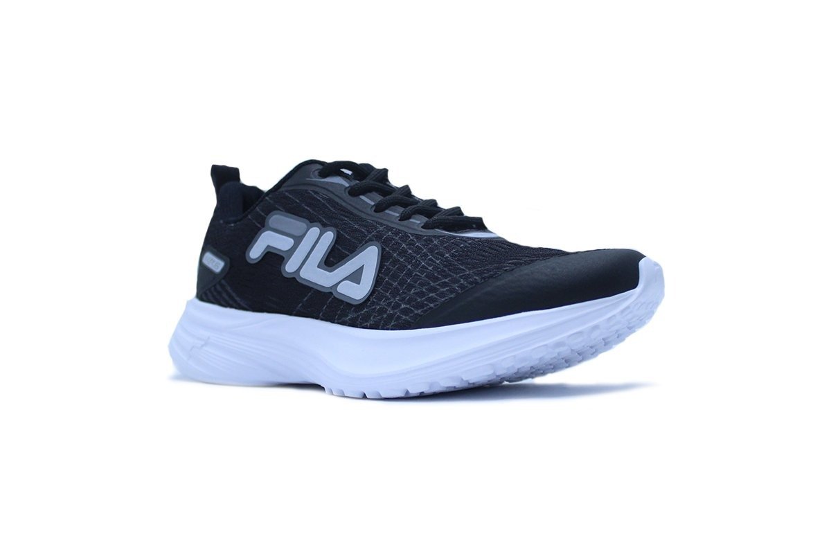 Tenis Fila Kr6 infantil - masculino - preto e branco Preto 2