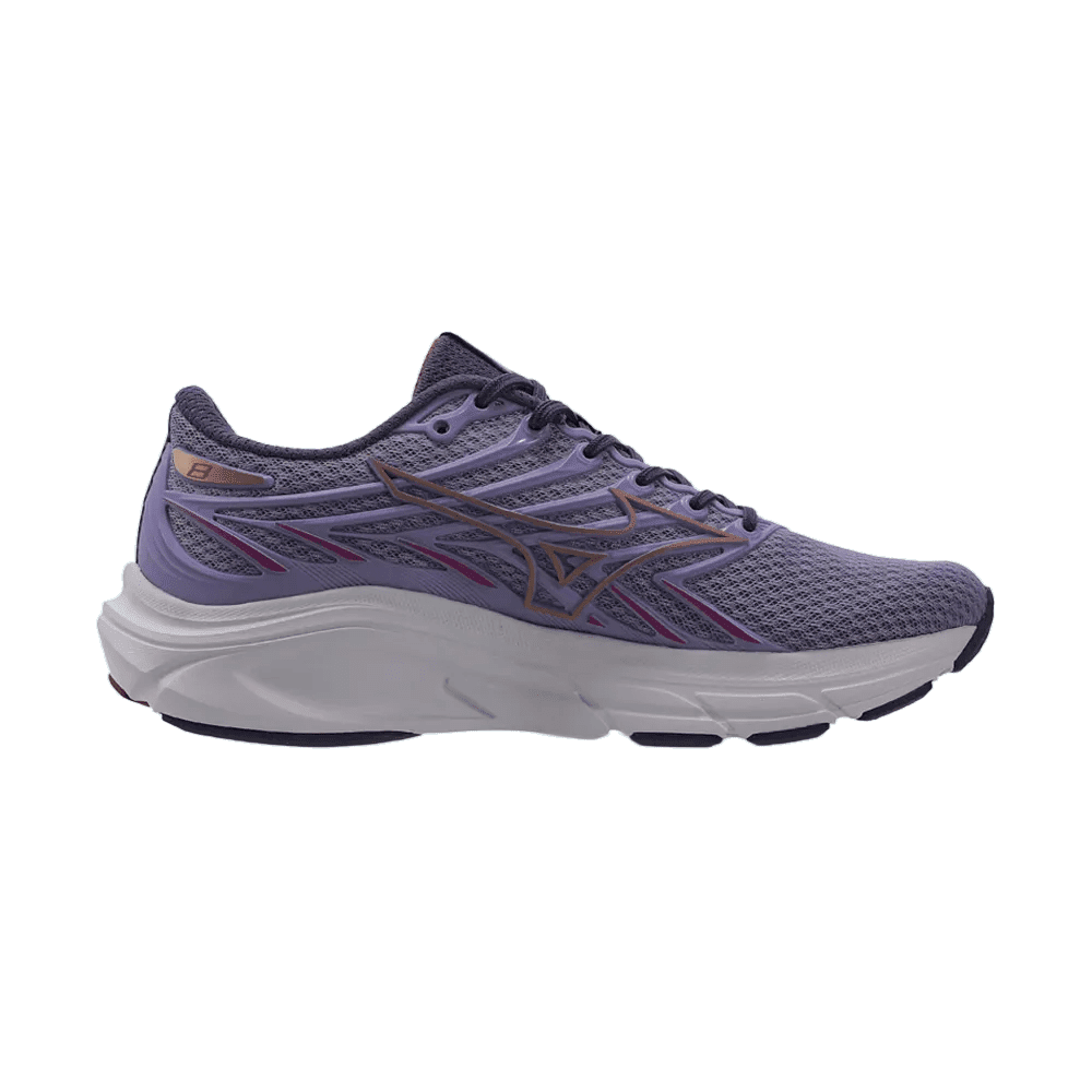 Tênis Mizuno Jet 8 - feminino - lilas e branco
