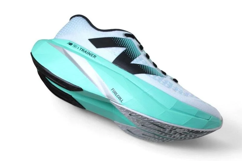 Tenis New Balance Fuelcell Supercomp Trainer V3 - masculino - branco e verde Branco/Verde 5