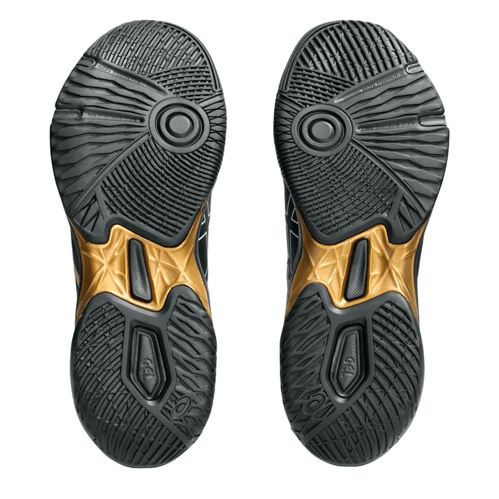 Tênis Asics Gel-Rocket 11 - masculino - preto e dourado Preto 4