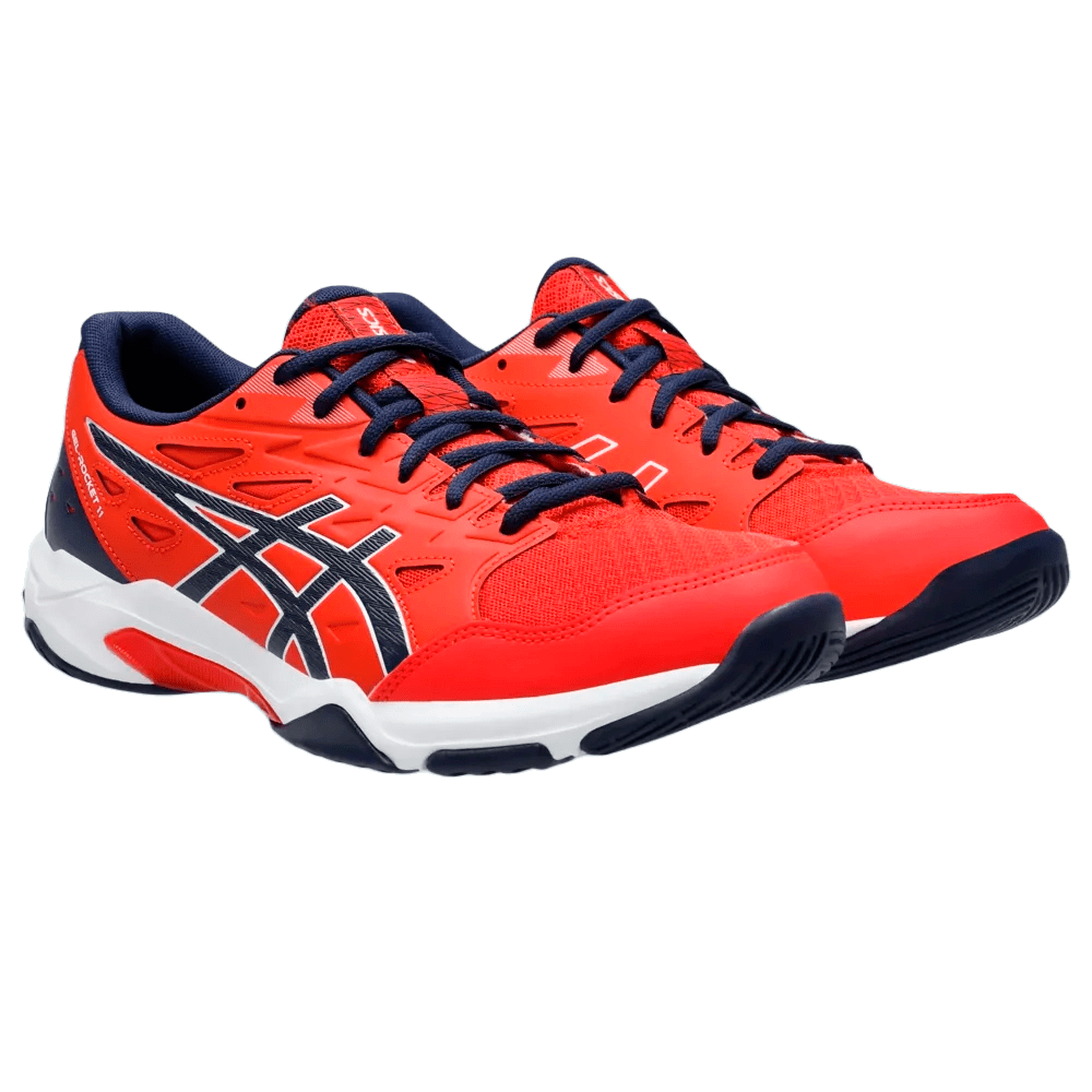 Tênis Asics Gel-Rocket 11 - masculino - vermelho e azul Vermelho 2