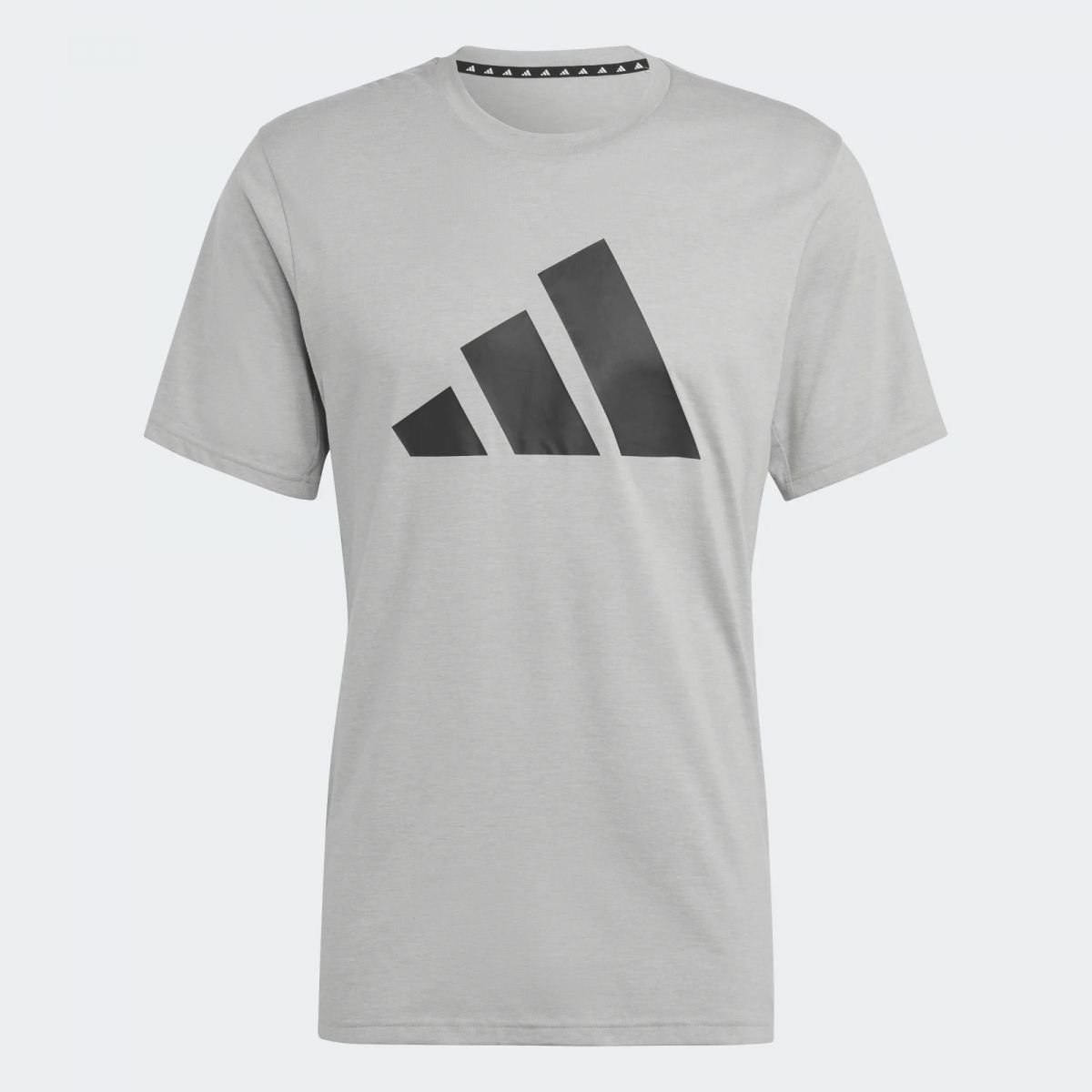 Camiseta Adidas Essentials Logo - masculino - cinza e preto Cinza 2