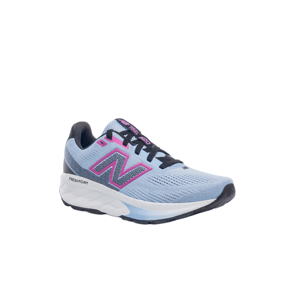 Tênis New Balance Fresh Foam 520 V9 - feminino - azul e rosa Azul 2