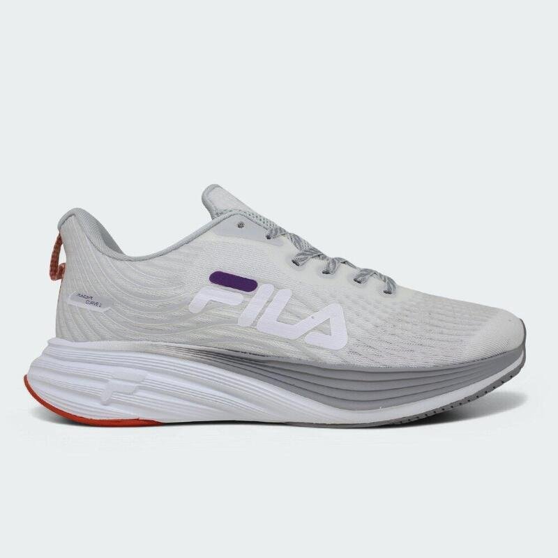 Tênis Fila Racer Curve 2 - feminino - cinza e branco
