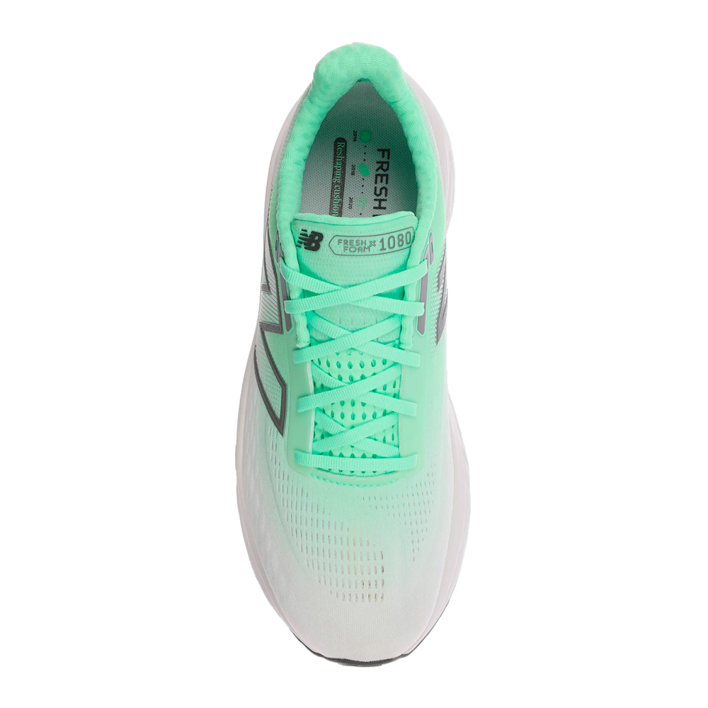 Tênis New Balance Fresh Foam X 1080 V14 - masculino - verde agua Branco/Verde 4