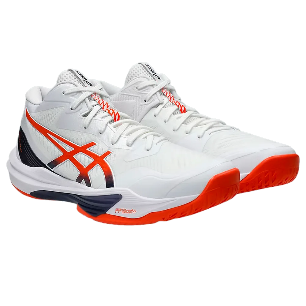 Tenis Asics Sky Elite Ff Mt 3 - masculino - branco e laranja  Branco 2