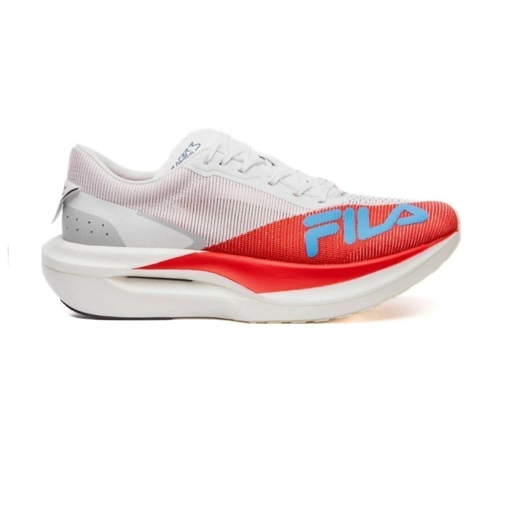 Tênis Fila Racer Carbon 3 - masculino - branco e vermelho