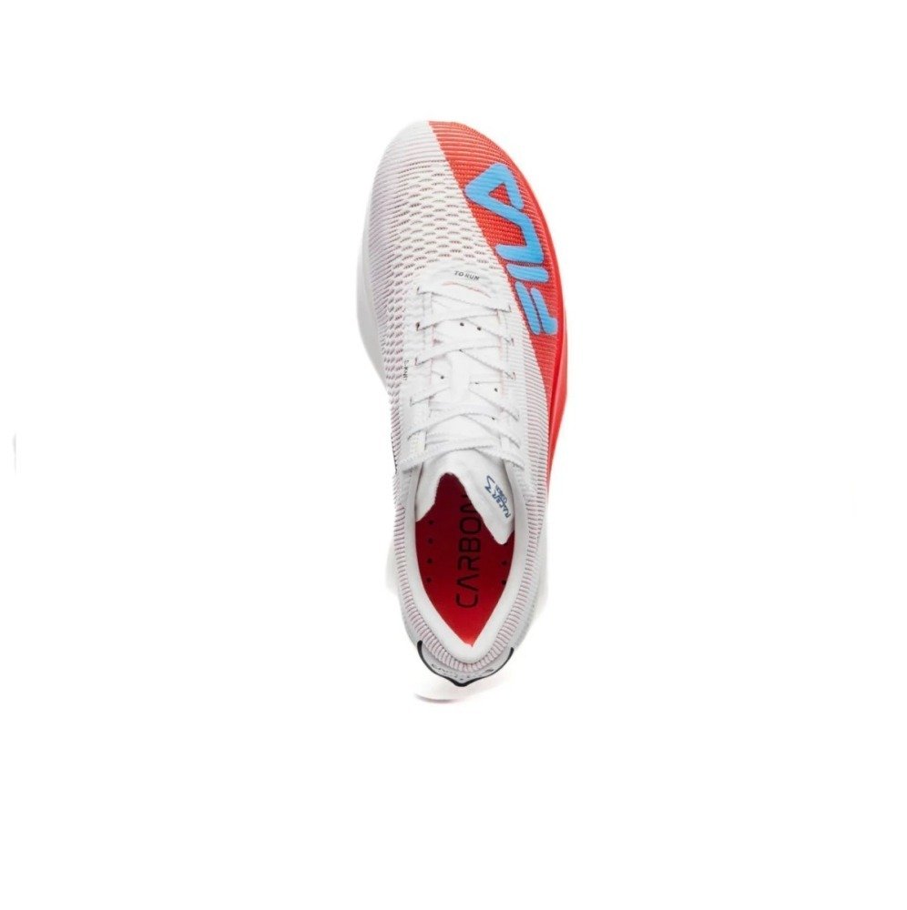Tênis Fila Racer Carbon 3 - masculino - branco e vermelho Branco 4