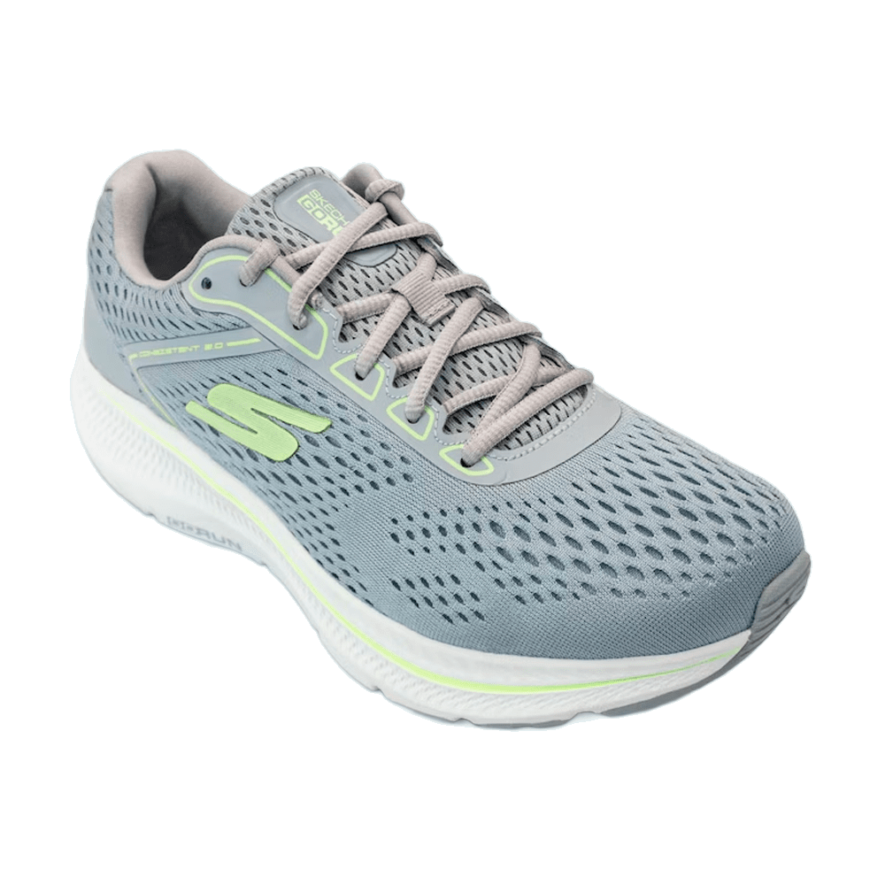 Tênis Skechers Go Run Consistent 2.0 - masculino - cinza e verde Cinza 2