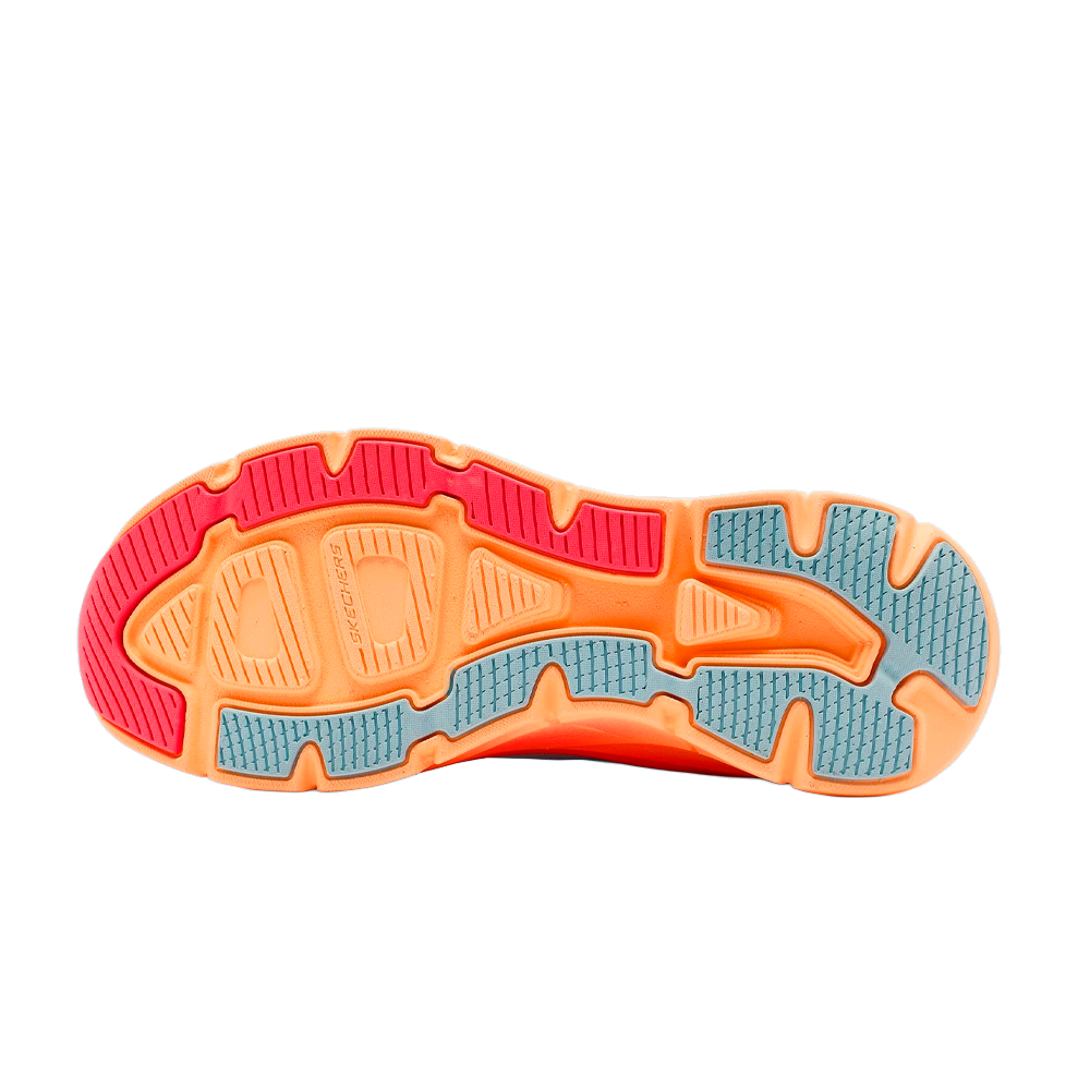 Tênis Skechers D Lux Walker 2.0 - Neon Sites - feminino - azul e laranja Azul 3