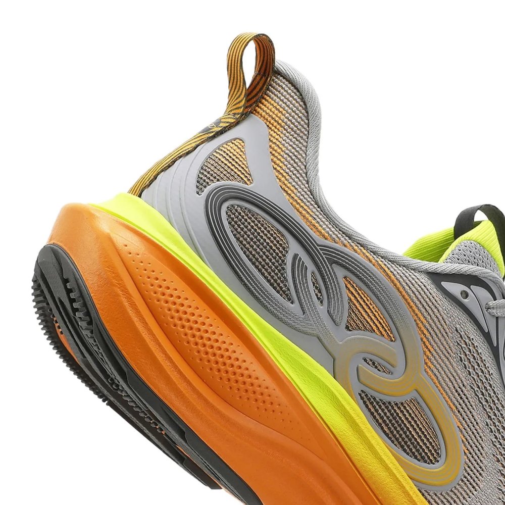 Tênis Olympikus Pride 4 - masculino - cinza e laranja Cinza 8