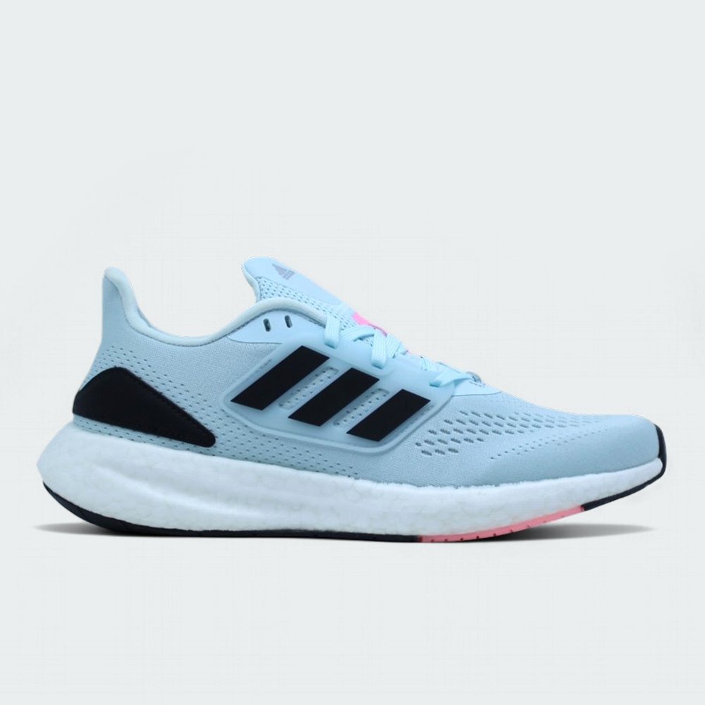 Tenis Adidas Pureboost 22 - feminino - azul claro