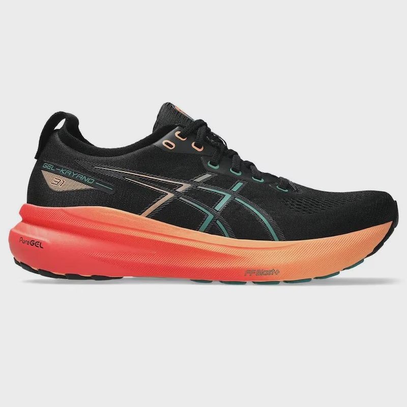 Tênis Asics Gel-Kayano 31 - masculino - preto e laranja