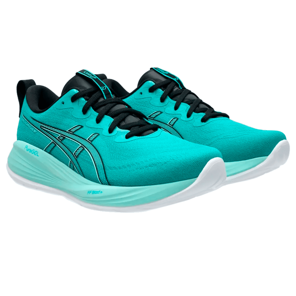 Tênis Asics Gel-Cumulus 27 - masculino - verde água Verde 2
