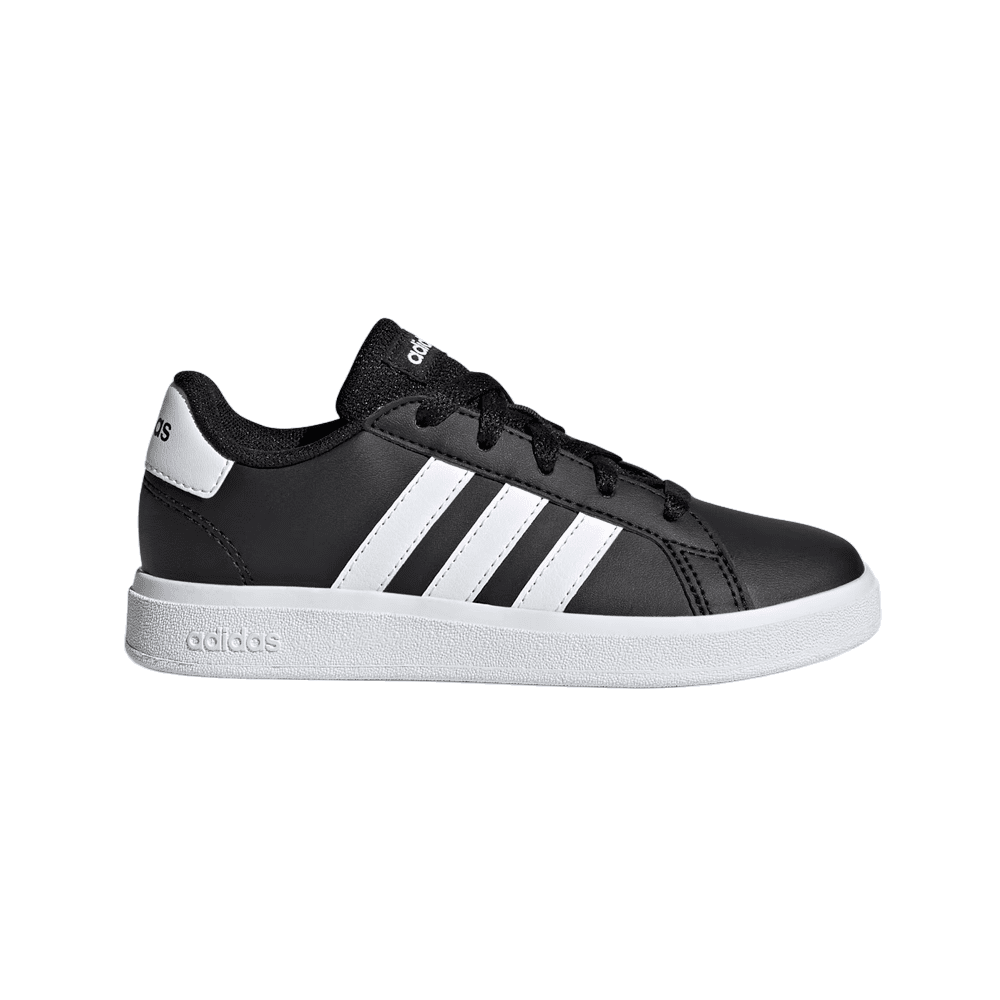 Tenis Adidas Grand Court 2.0 Infantil - unissex - preto e branco 