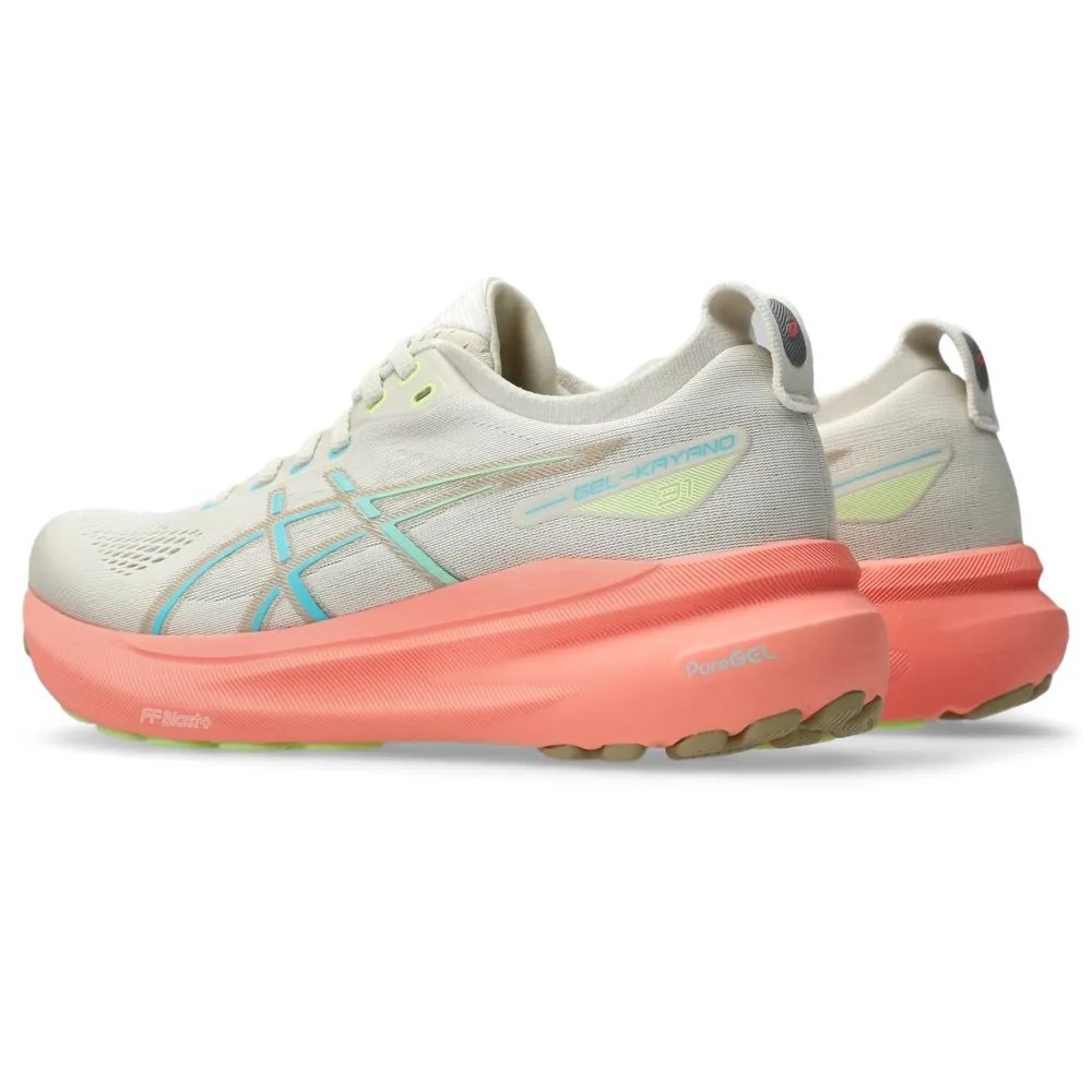 Tênis Asics Gel-Kayano 31 - feminino - bege e rosa Branco 4